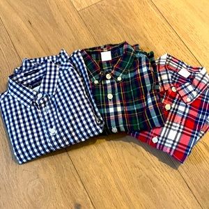 JCrew and GAP button down polos. 3T